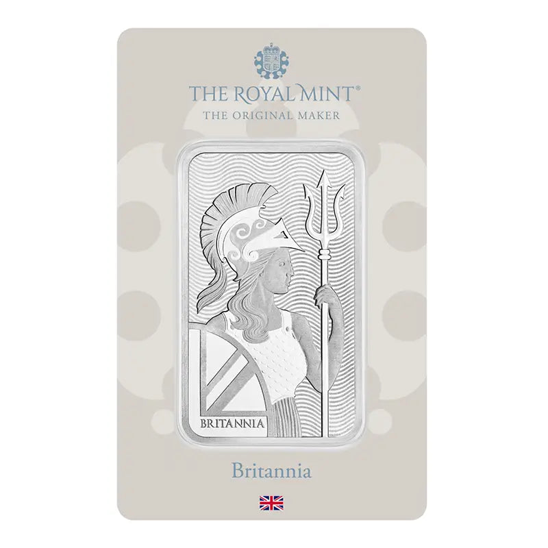 100g Royal Mint Britannia Silver Bar