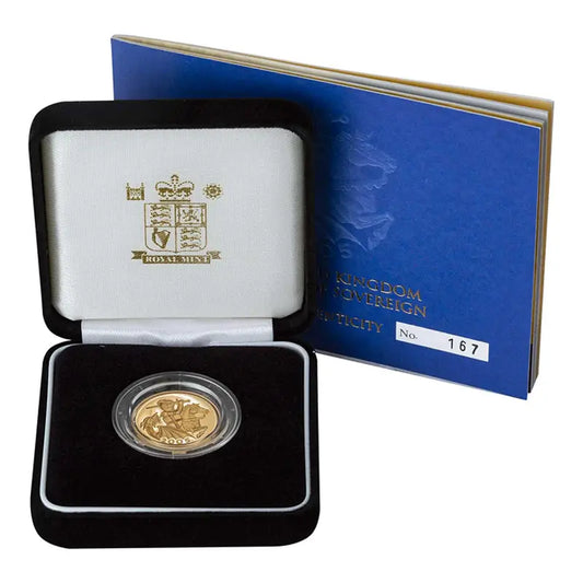 2005 UK Full Sovereign Proof Gold Coin