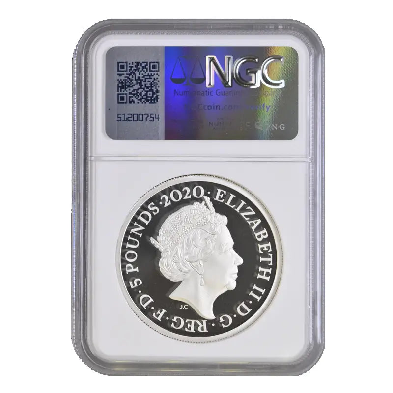 2020 The Great Engravers 2oz Silver Proof Three Graces – NGC PF69 Ultra Cameo