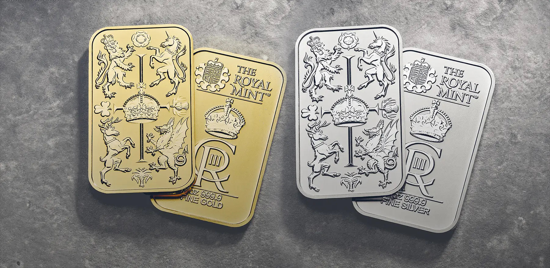 2023 Royal Mint Celebration Bars - Premium Silver Bullion Bars