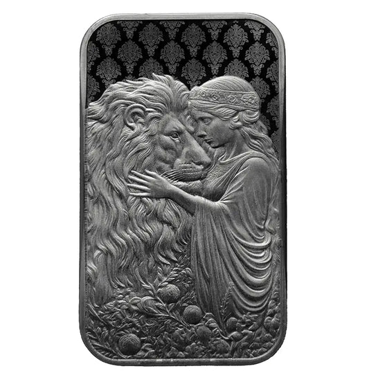 2024 1oz Silver Una and the Lion Bar