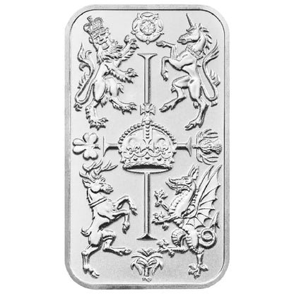 The Royal Mint Royal Celebration 10oz Silver Bar