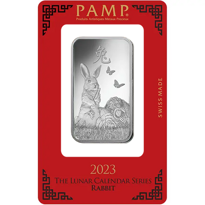 1oz Pamp Suisse 2023 Lunar Rabbit