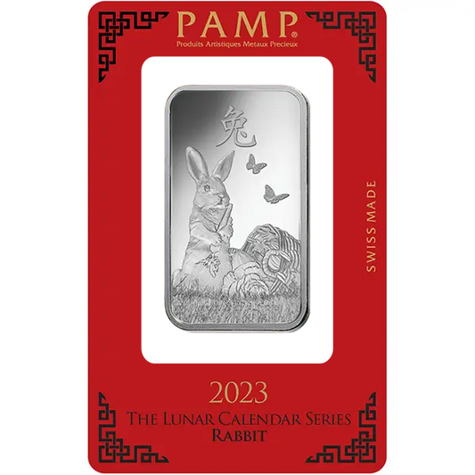 1oz Pamp Suisse 2023 Lunar Rabbit