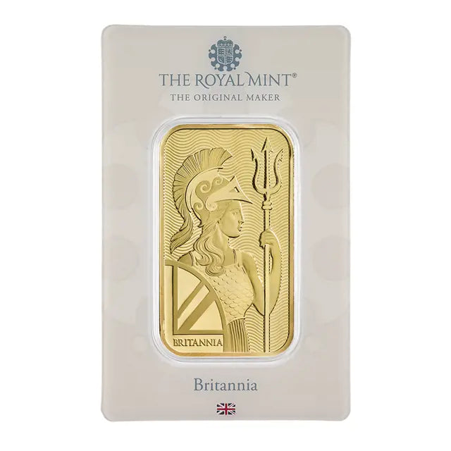 Pre-Owned 1oz Royal Mint Gold Britannia Bar