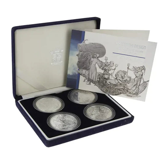 Britannia Design Silver Four-Coin Set