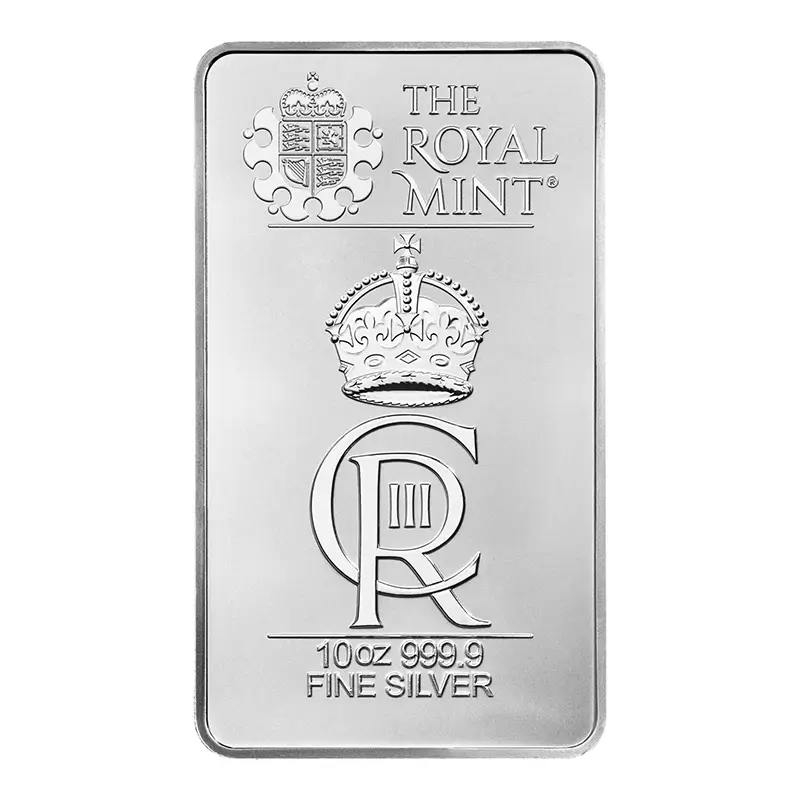 royal mint royal celebration 10oz silver bar 